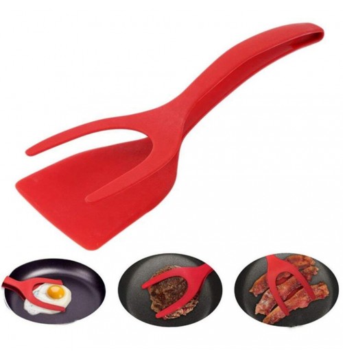 2 In 1 Grip And Flip Spatula Tongs Egg Flipper Kitchen Spatula Heat Resistant Set Wooden Utensils Silicone Utensils Nylon 2 In 1 Grip And Flip Spatula Tongs Egg Flipper Kitchen Spatula Heat Resistant Set Wooden Utensils Silicone Utensils Nylon