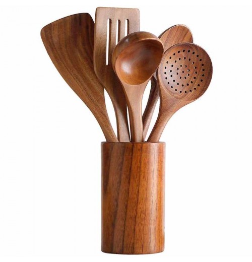 Hot Trending High Quality Teak Wood Kitchen Utensils 5PCS Modern Convenient Kitchen Accessories Set Engraved Hot Trending High Quality Teak Wood Kitchen Utensils 5PCS Modern Convenient Kitchen Accessories Set Engraved
