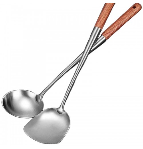 Kitchen Utensils Wok Spatula Iron and Ladle Tool Set Spatula For Stainless Steel Cooking Kitchen Accessories Essentials Kitchen Utensils Wok Spatula Iron and Ladle Tool Set Spatula For Stainless Steel Cooking Kitchen Accessories Essentials