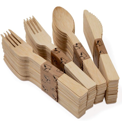 Amazon Top Seller Flatware Biodegradable Spoon Fork Knife Disposable Bamboo Cutlery Ustensils Amazon Top Seller Flatware Biodegradable Spoon Fork Knife Disposable Bamboo Cutlery Ustensils