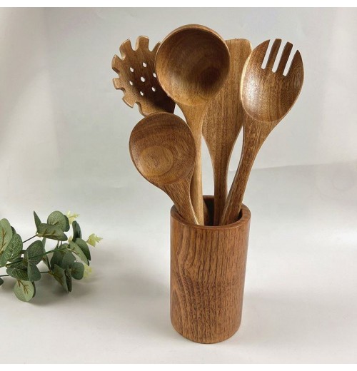 Kitchen Utensils Set Wooden Cooking Utensil Set Non-Stick Pan Kitchen Tool Wooden Cooking Spoons And Spatulas Wooden Spoons Kitchen Utensils Set Wooden Cooking Utensil Set Non-Stick Pan Kitchen Tool Wooden Cooking Spoons And Spatulas Wooden Spoons