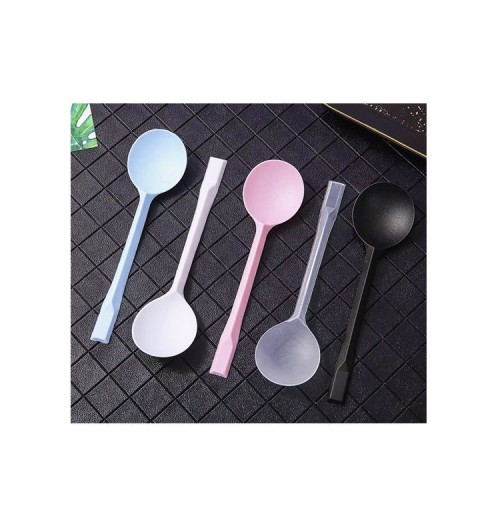Yellow Biodegradable Plastic Meal Measuring Spoons Small Capacity Party Restaurant Spoons Wrapped Packaging Hotels Restaurants Yellow Biodegradable Plastic Meal Measuring Spoons Small Capacity Party Restaurant Spoons Wrapped Packaging Hotels Restaurants