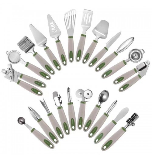 Hot selling 22pcs kitchen cooking tools kitchenware gadgets utensils set kitchen accessories tool stainless steel home cooking Hot selling 22pcs kitchen cooking tools kitchenware gadgets utensils set kitchen accessories tool stainless steel home cooking