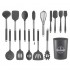 Hot sale Wholesale 5Pcs Heat Resistant Food Silicone Kitchen Utensils Cooking Spatula Set