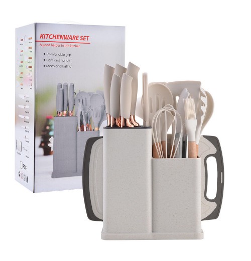Hot Selling Professional Silicone Cooking Kitchen Utensil Set 19pcs BPA-Free Utensils for Non-stick Cookware Set Hot Selling Professional Silicone Cooking Kitchen Utensil Set 19pcs BPA-Free Utensils for Non-stick Cookware Set