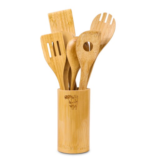 GL Hot Selling Kitchen Bamboo Wood Utensils Set Eco Friendly Cooking Tools Spoon Spatula Bamboo With Holder GL Hot Selling Kitchen Bamboo Wood Utensils Set Eco Friendly Cooking Tools Spoon Spatula Bamboo With Holder