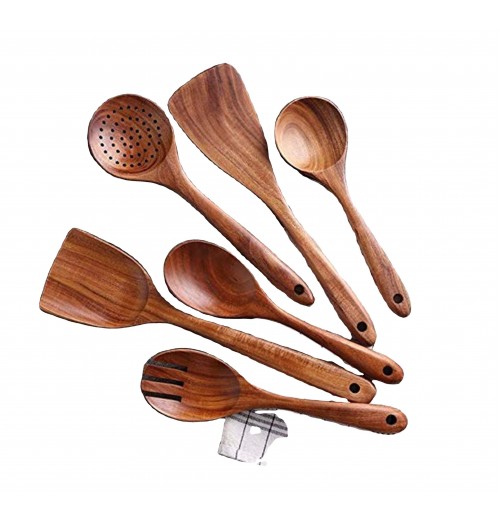 Wooden Kitchen Utensil Set Cooking and Serving Utensils Spatula Spoons for Cooking Nonstick Cookware Handmade by Natural Acacia Wooden Kitchen Utensil Set Cooking and Serving Utensils Spatula Spoons for Cooking Nonstick Cookware Handmade by Natural Acacia